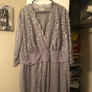 Silver Kiyonna Plus size dress
